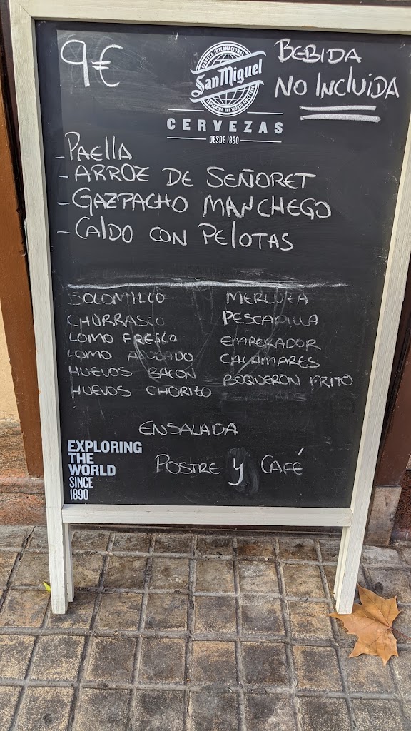 Tasca Hispanidad Ca Pio — Carta