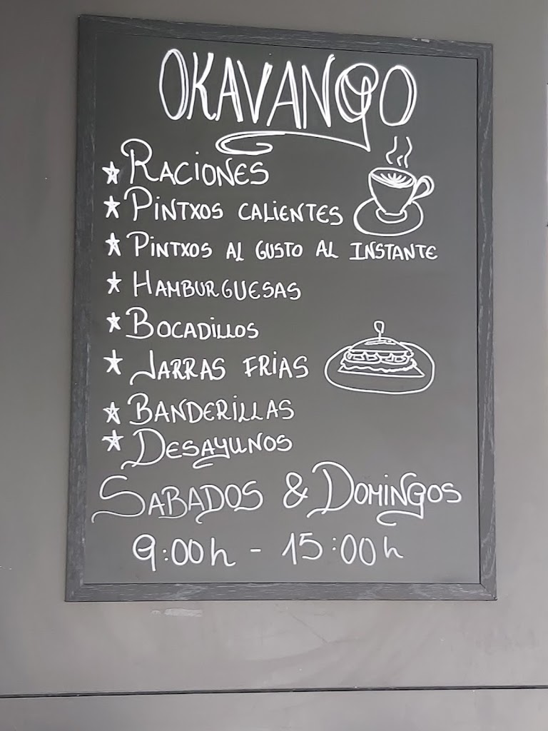Okavango Cafe — Carta