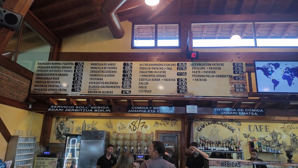 Cervecera Goikolanda — Carta