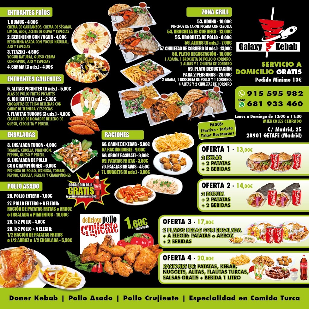 Restaurante Getafe — Carta