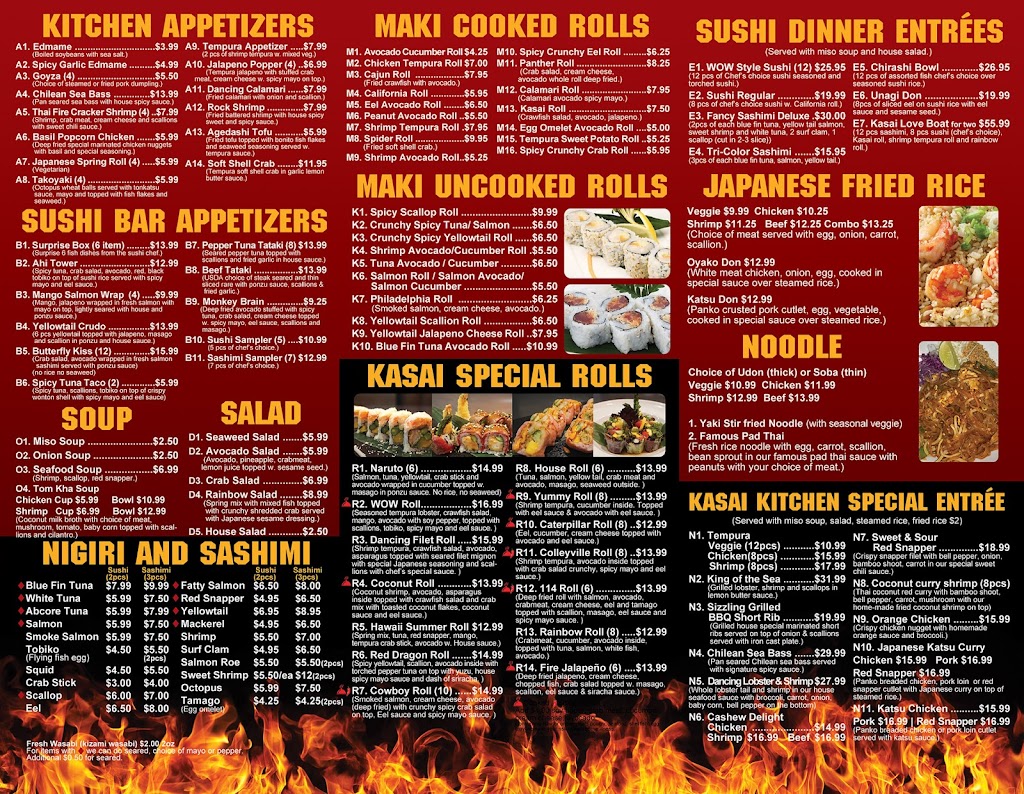 Kasai Hibachi Sushi and Bar