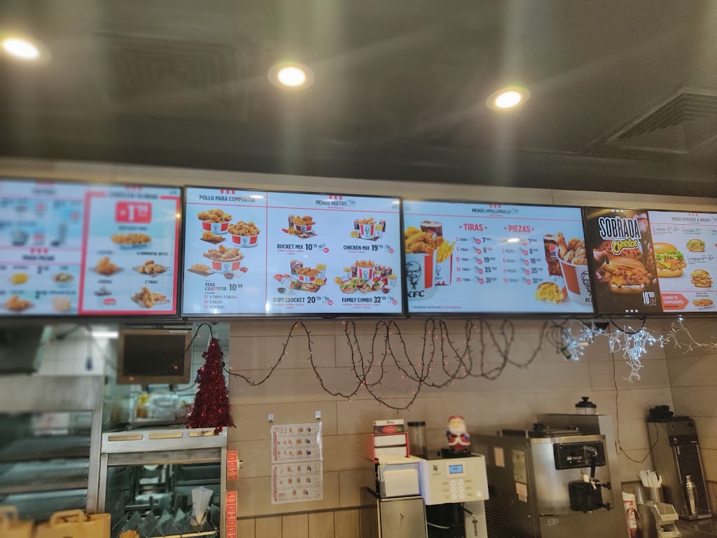 Restaurante KFC — Carta