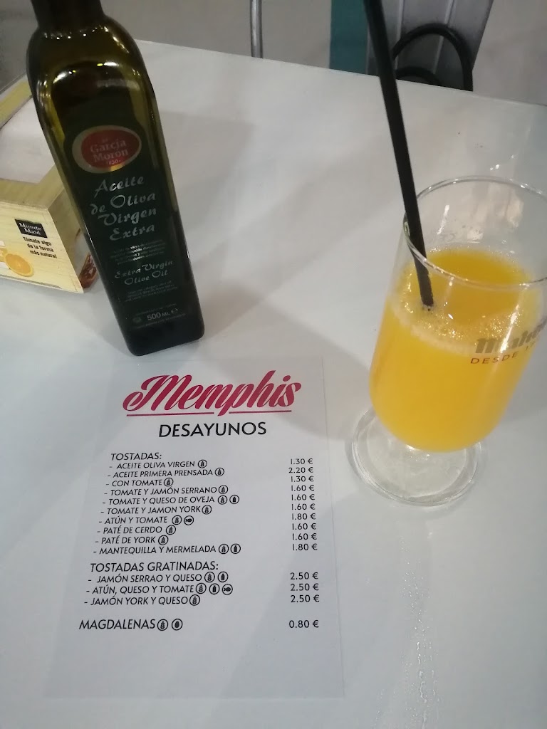 Cafeteria Memphis — Carta