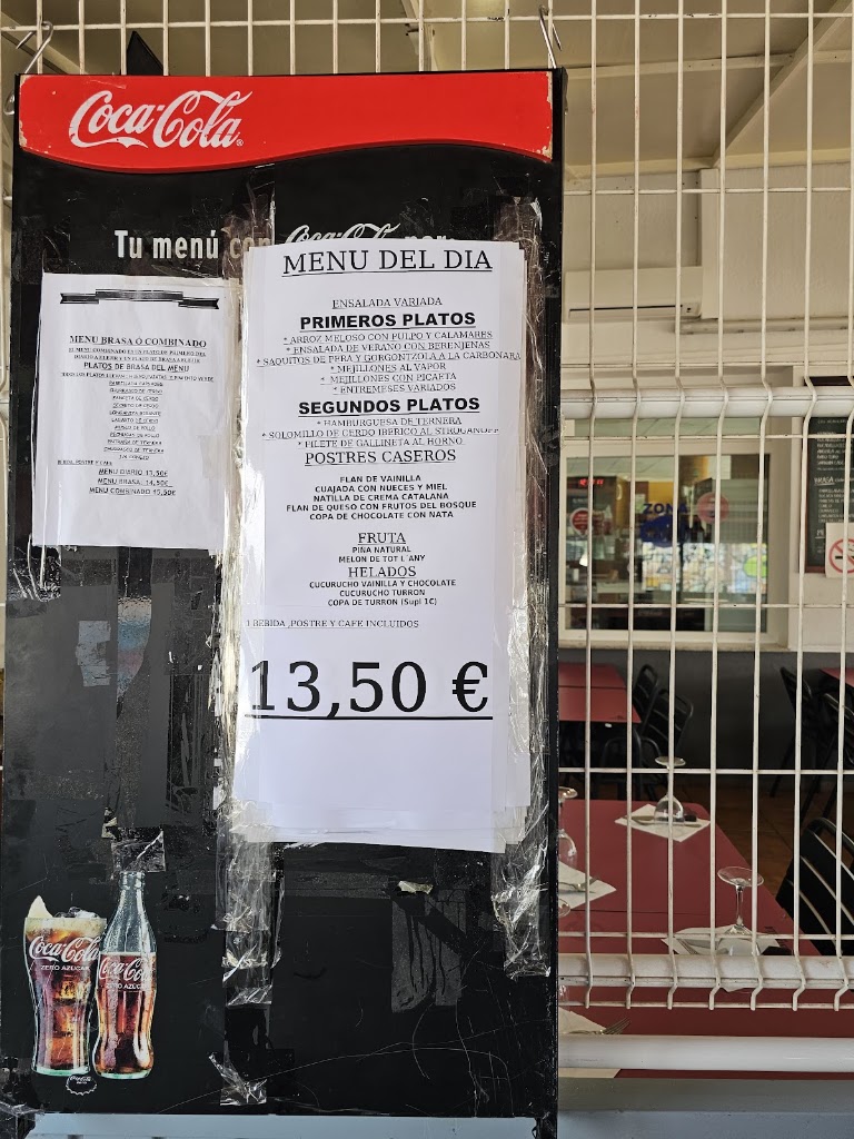 Restaurante Capsades — Carta