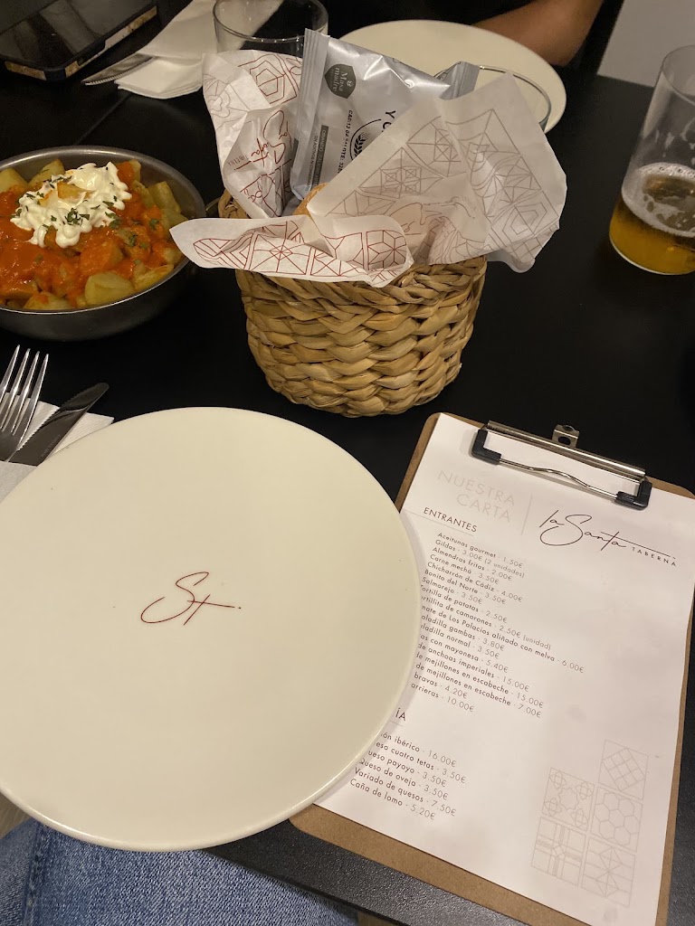 La Santa Taberna — Carta