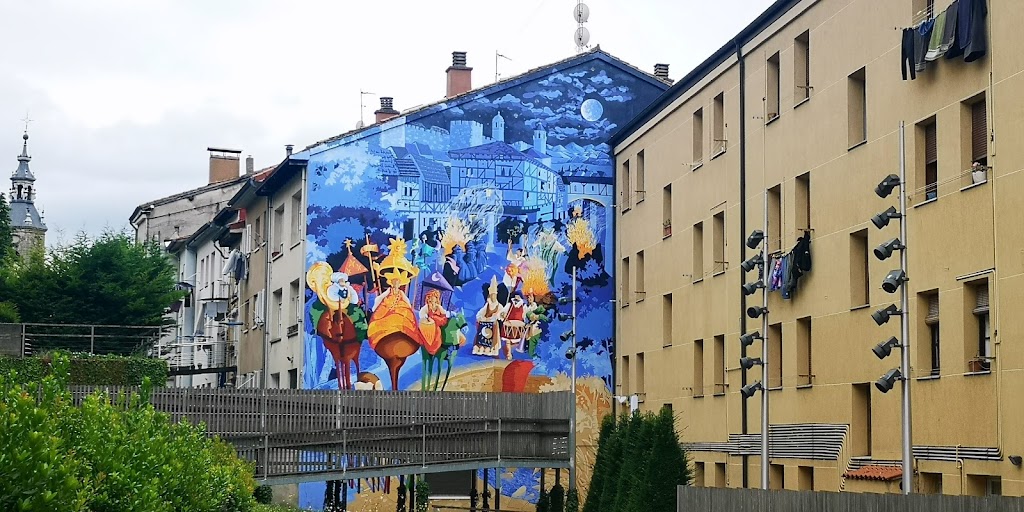 Mural "La noche mas corta"