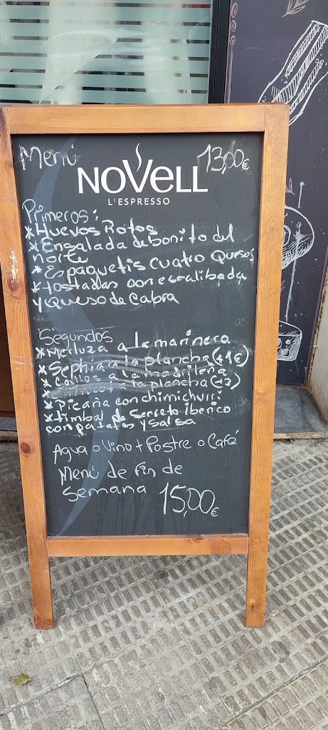 Moka Cafe Bar — Carta