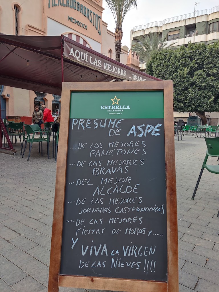 Bar Los Columpios — Carta