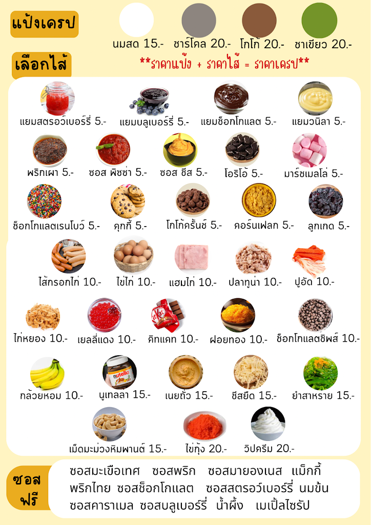 รูปภาพของ ร้าน เครปญี่ปุ่นทรัพย์ทวี แพนเค้ก ของทอด ปังปิ้ง สวนสยาม