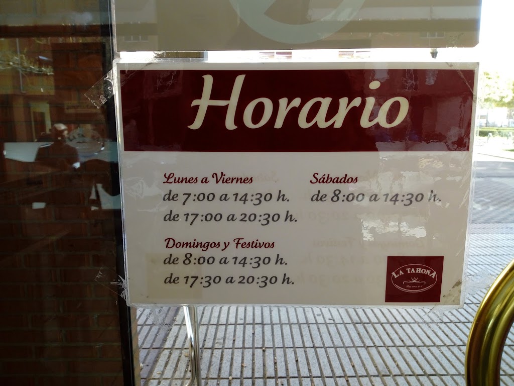 Panaderia Tahona — Carta