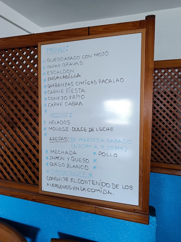 El Chiringuito De San Juan — Carta