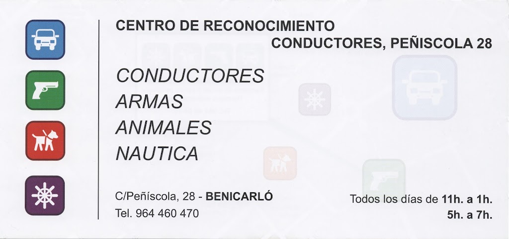 Centro de Reconocimientos de CONDUCTORES