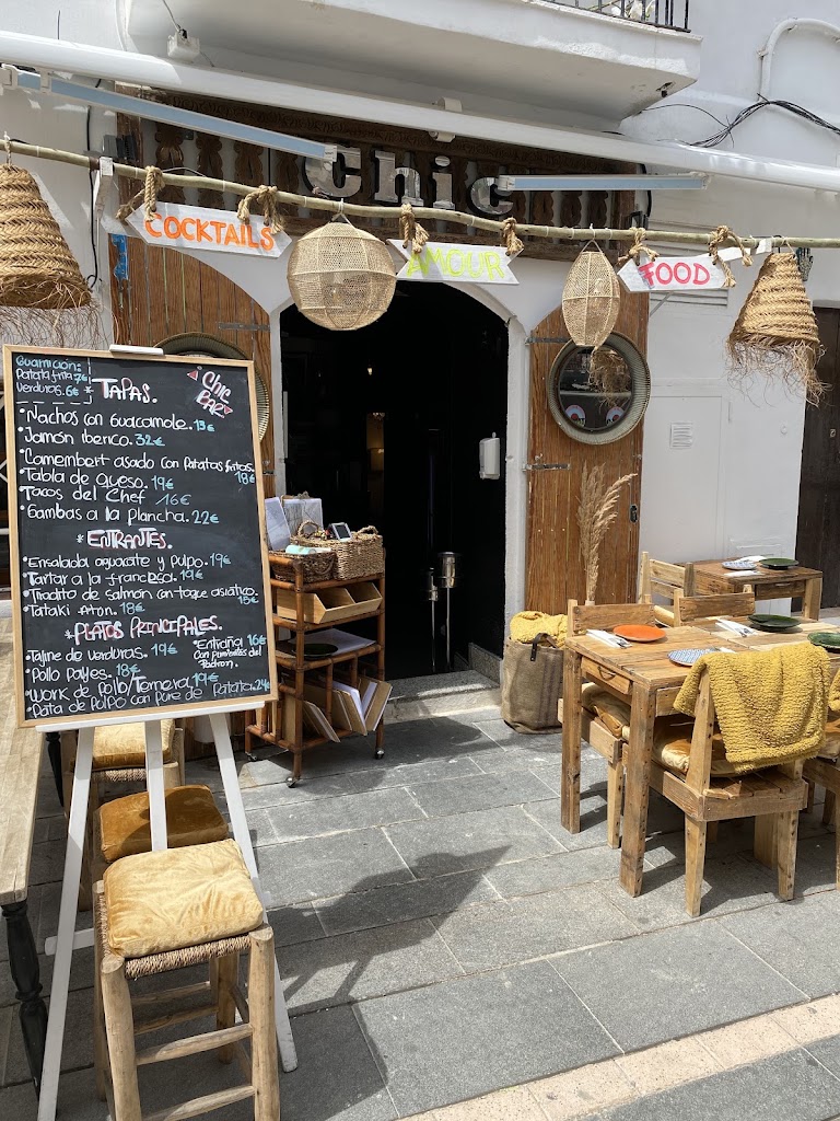 Chic Fusion Food Ibiza — Carta