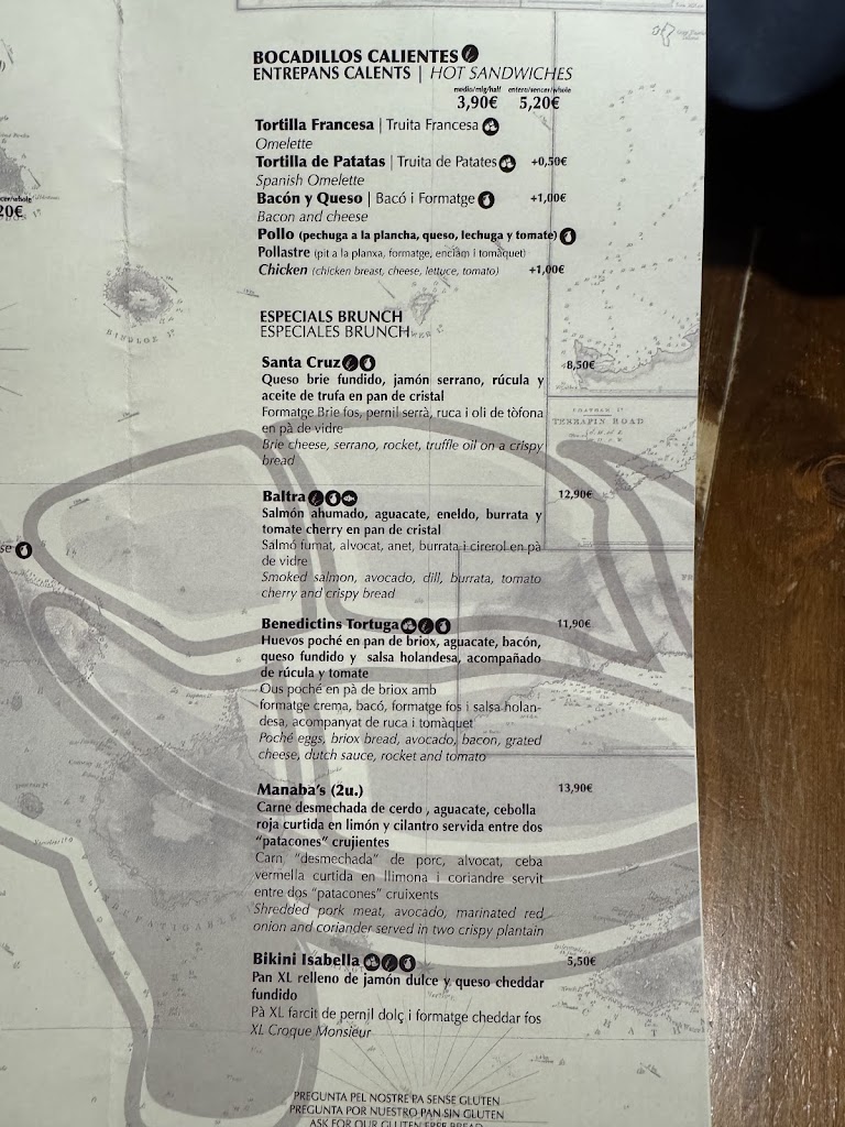 Tortuga Bay — Carta