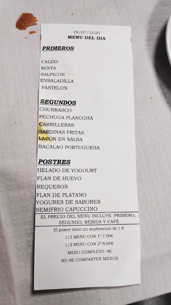 Casa Juanito Naron — Carta