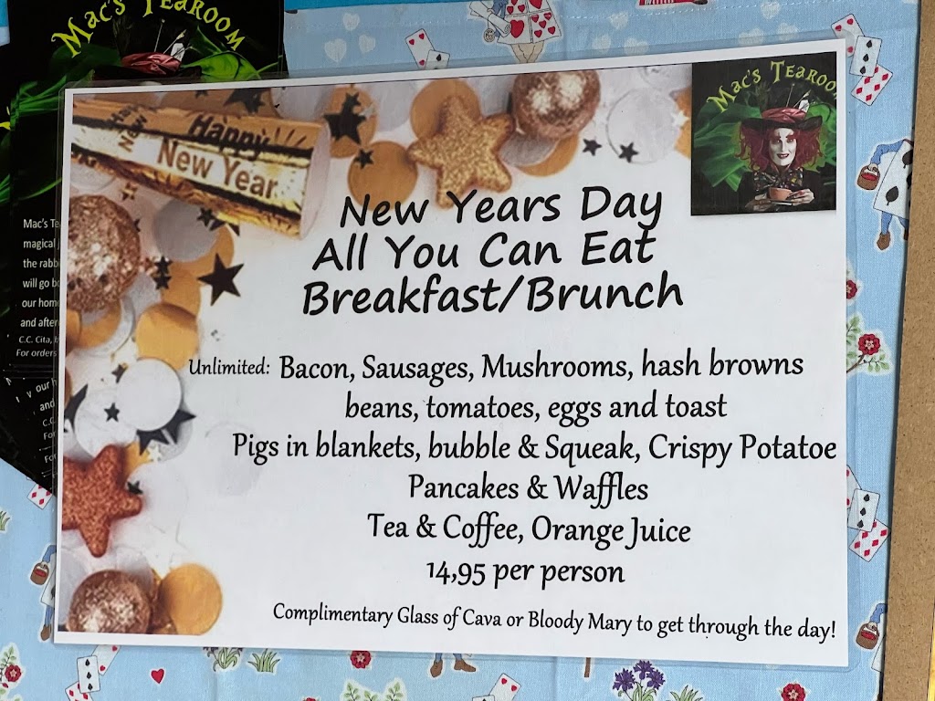 Mac's Tearoom — Carta