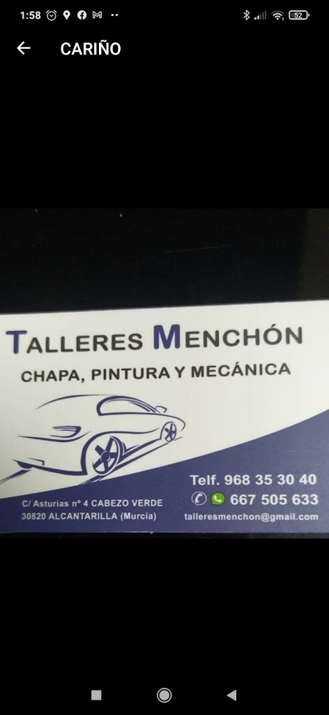 Talleres Menchon — Del propietario