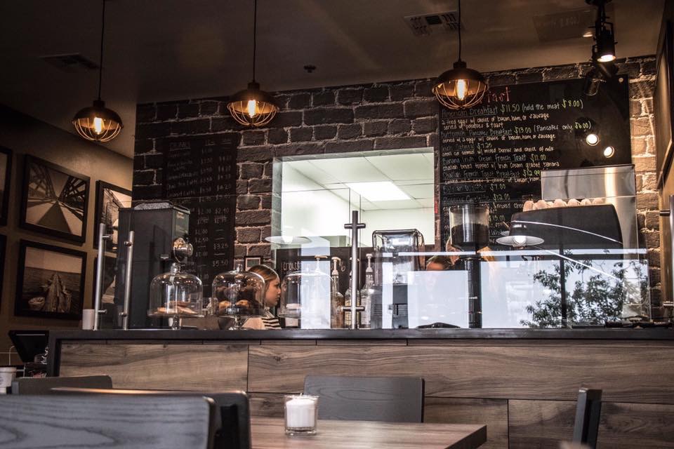 Photo of Black and white cafe