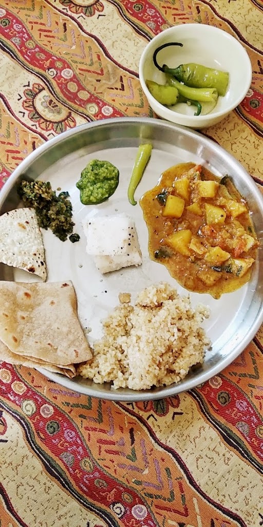Gujarati Thali Food Snacks