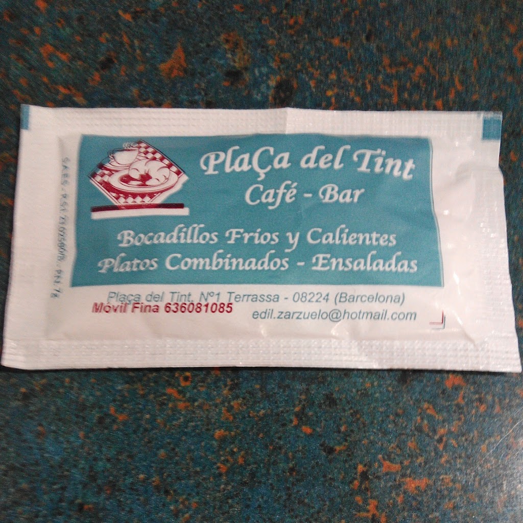 Cafe-Bar Placa del Tint — Carta