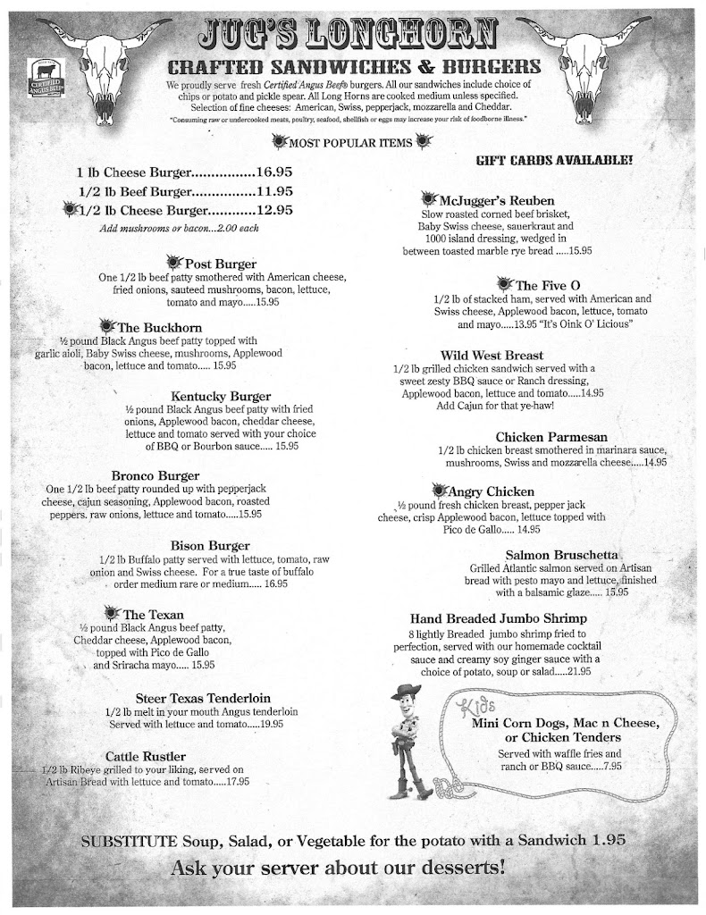  Jug's Hitching Post Saloon & Grill