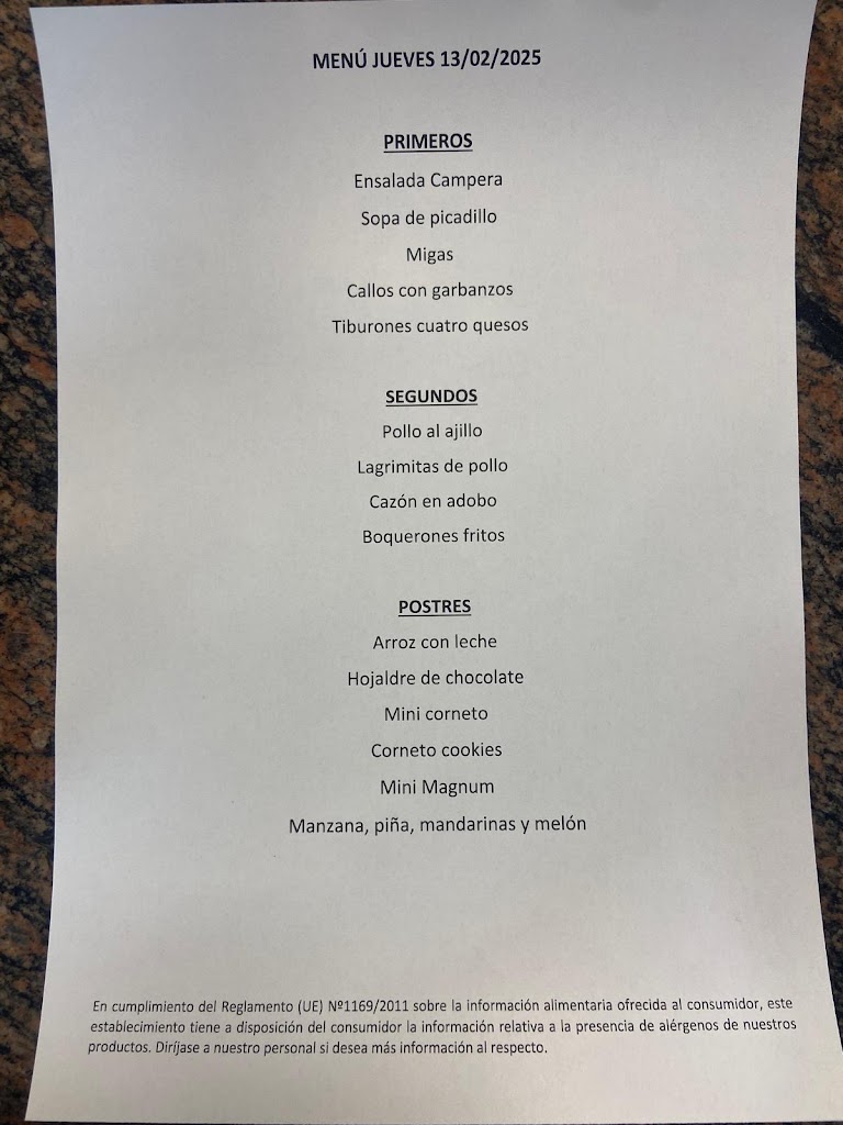 Restaurante Andaluz — Del propietario