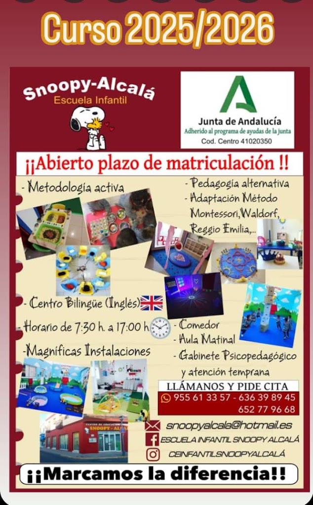 Centro de Educacion Infantil Snoopy Alcala — Mas recientes