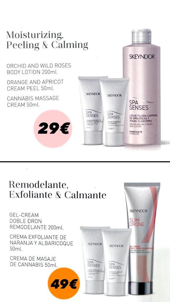 Centro de Estetica Granada — Carta