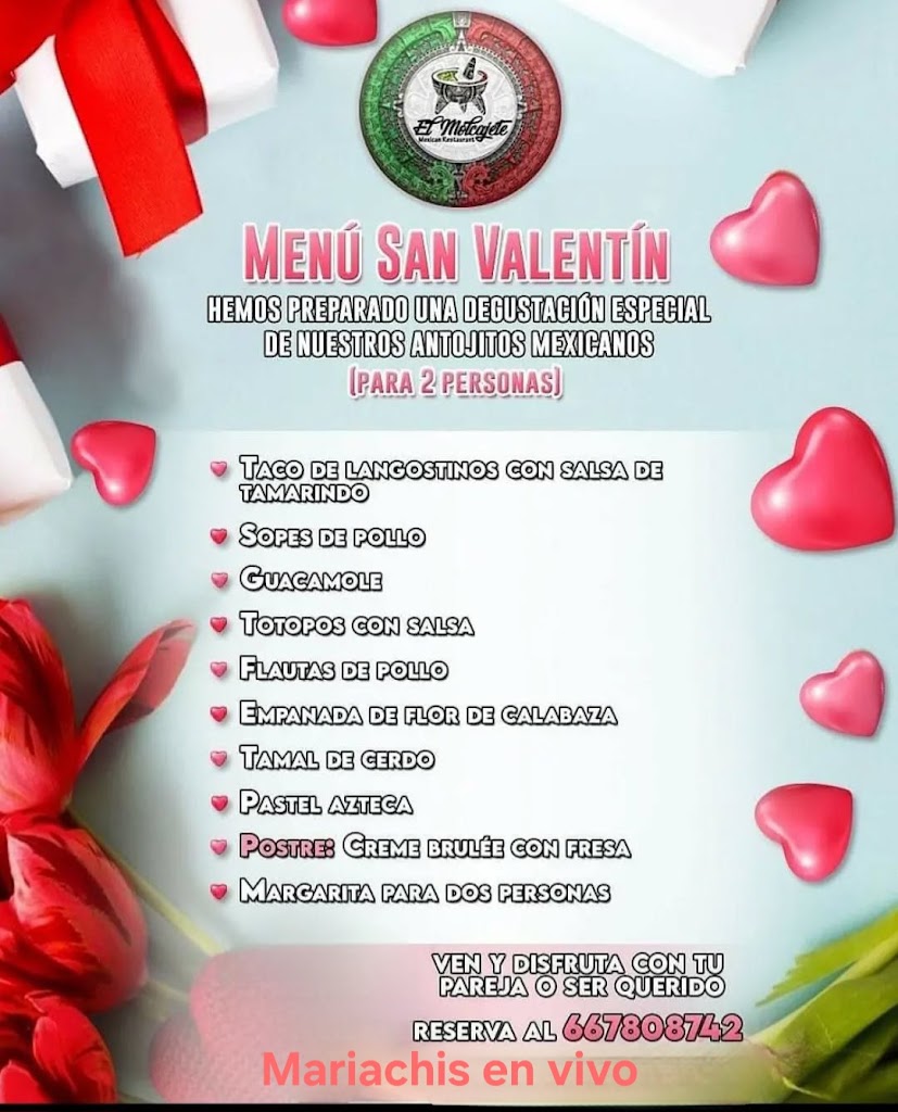 Restaurante El Molcajete Fuengirola — Carta