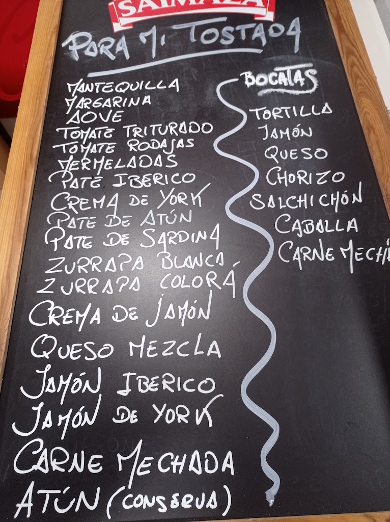 Bar-Restaurante Boga — Carta