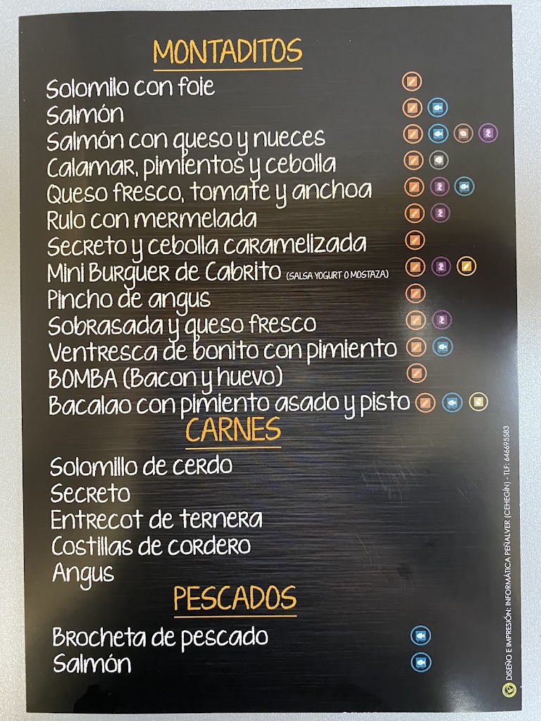 La Parada — Carta