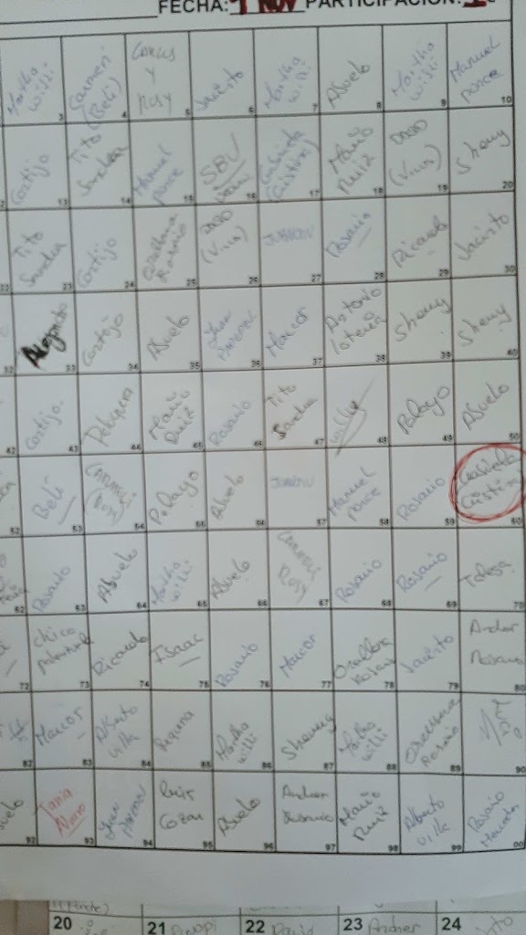 BAR EL JUZGADO — Carta