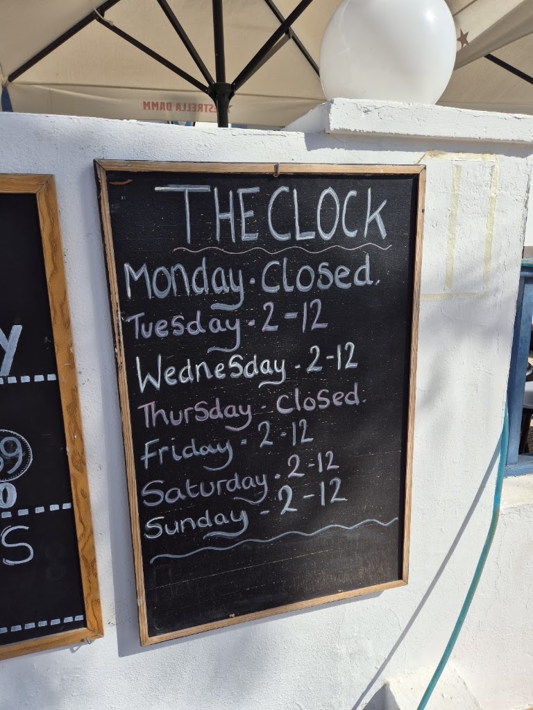 The Clock — Carta