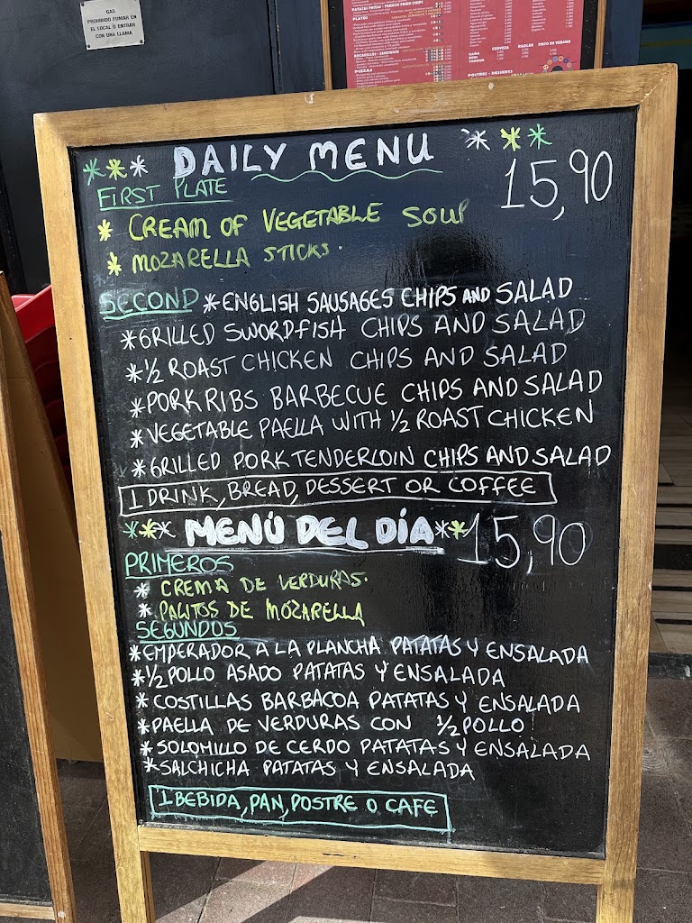 Asadero de Pollos y Comidas Maracuyamba — Carta