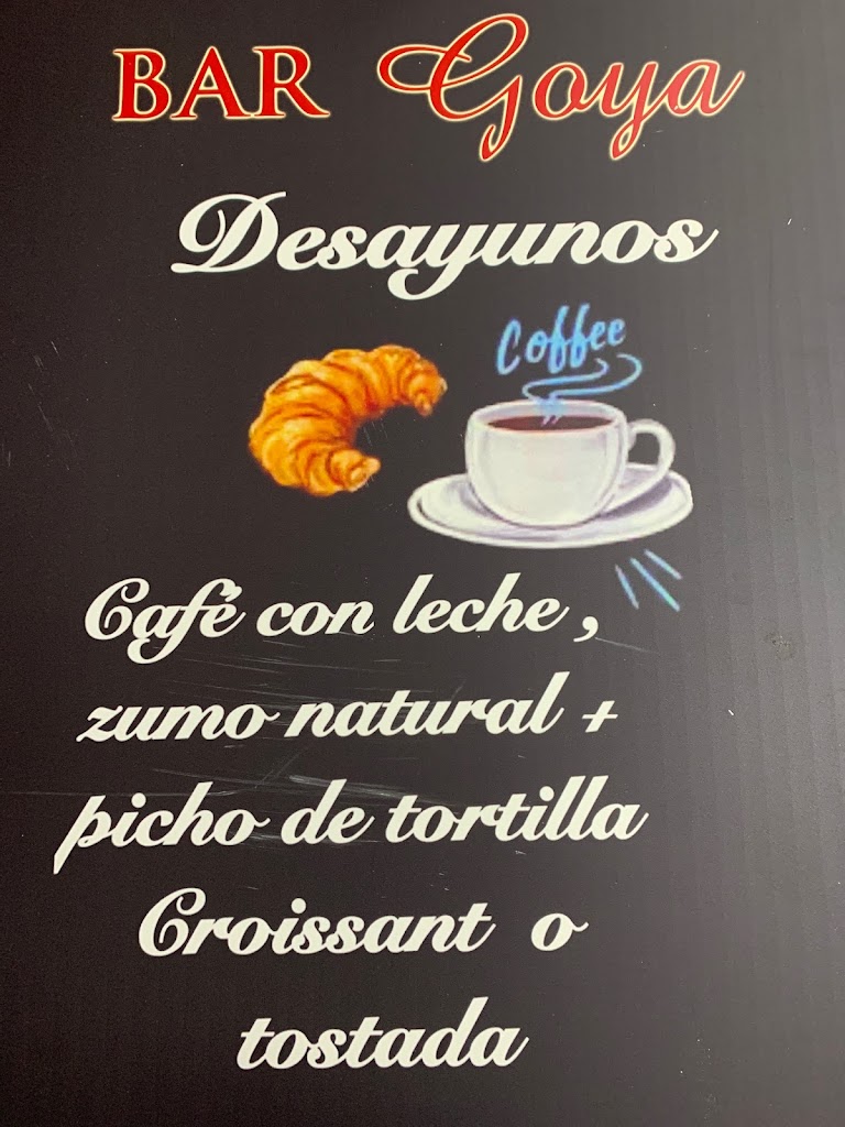 Bar Goya — Carta