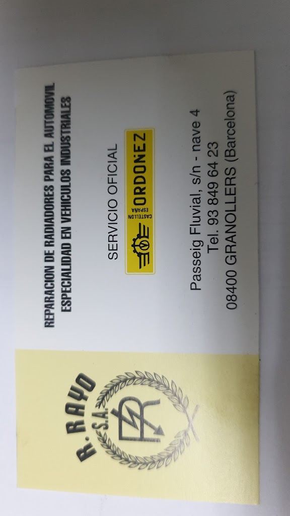 Radiadores Rayo