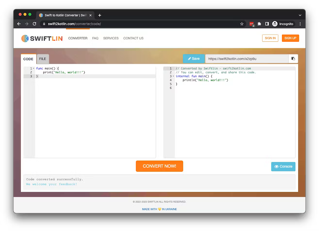 Swiftlin
