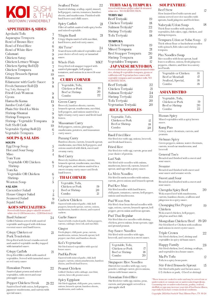 Koi Sushi & Thai Midtown