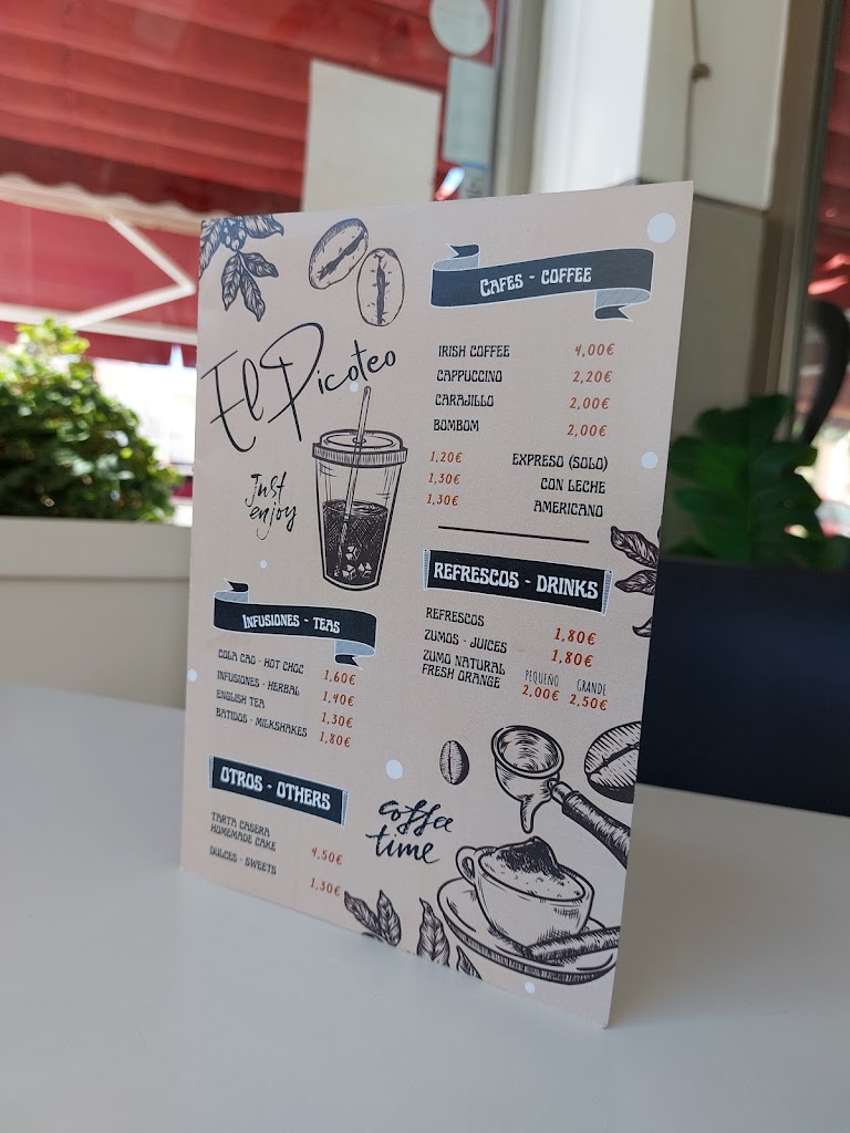 El Picoteo - Cafe Bar Tapas — Carta