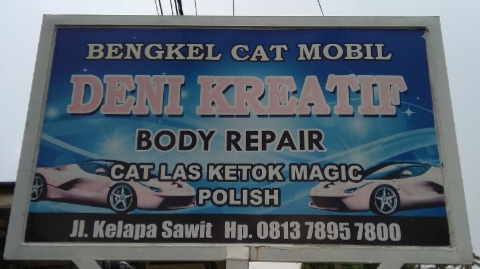 Bengkel Cat & Body Repair Deni Kreatif