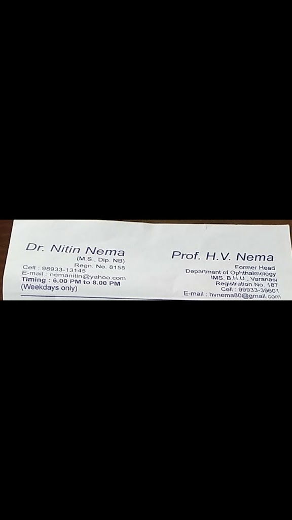 Dr Nitin Neema Opthalmologist