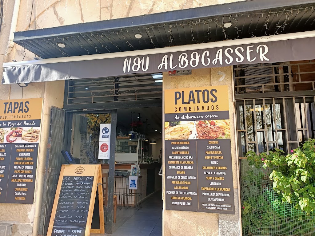 nou Albocasser Bar — Carta