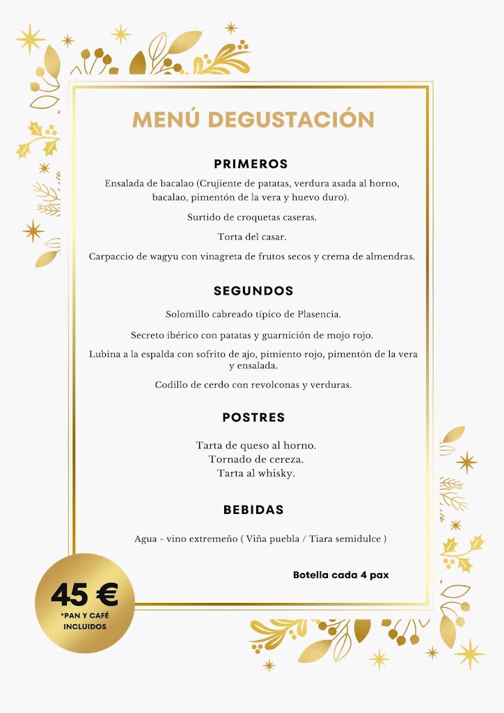 El Rincon de Amador (Gastrobar) — Carta