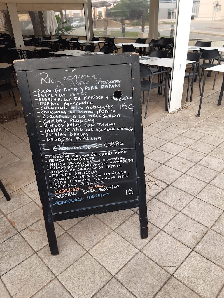 Restaurante J. Zamora — Carta