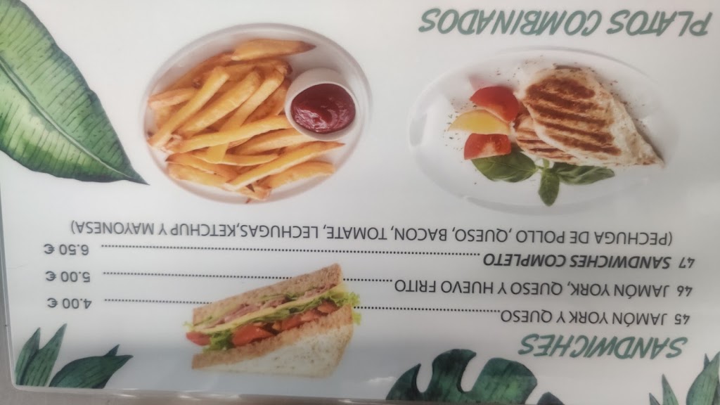 Bar restaurante Koishta — Carta