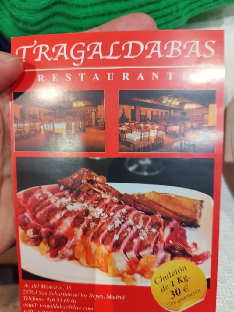 Restaurante Tragaldabas — Carta