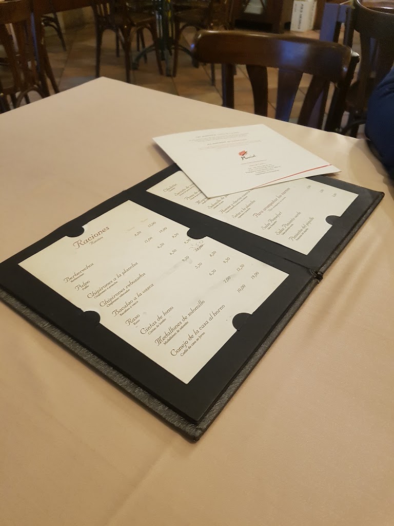 Bar Casa Juan — Carta