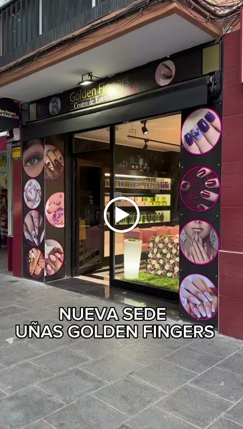 Golden Fingers Nails — Exterior