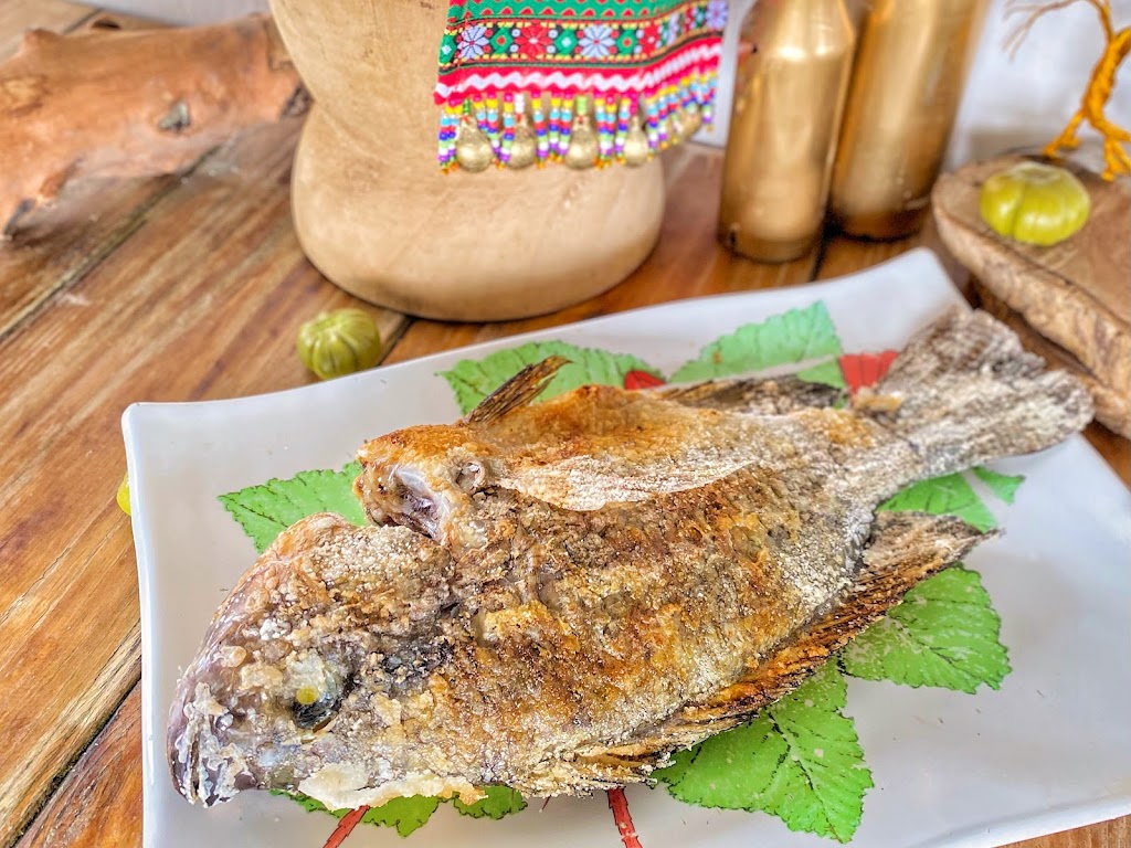 花蓮 豐坪紅瓦屋釣魚池(烤魚/野菜/原民餐 用餐請先預訂) 的照片