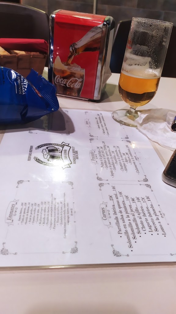 Cafe-Bar Braseria Fermin — Carta